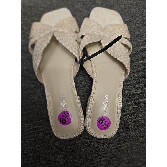 Calvin Klein Raffia Sandals Size 8.5 - Picture 2 of 5